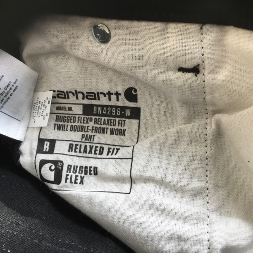 Carhartt Rugged Flex Relaxed Fit Twill Work Pants BN4296 - Picture 6 of 11